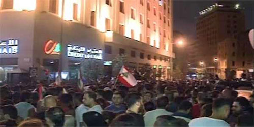 Batalla campal en el centro de Beirut